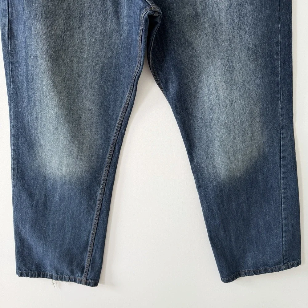 Rocawear Jeans Mens 44x34 Vintage Y2K Skater Baggy Wide HipHop Faded